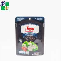 121 degree retort  High barrier good material 3 side seal bags for packaging tuny seafood/frozen food/fresh food with zipper